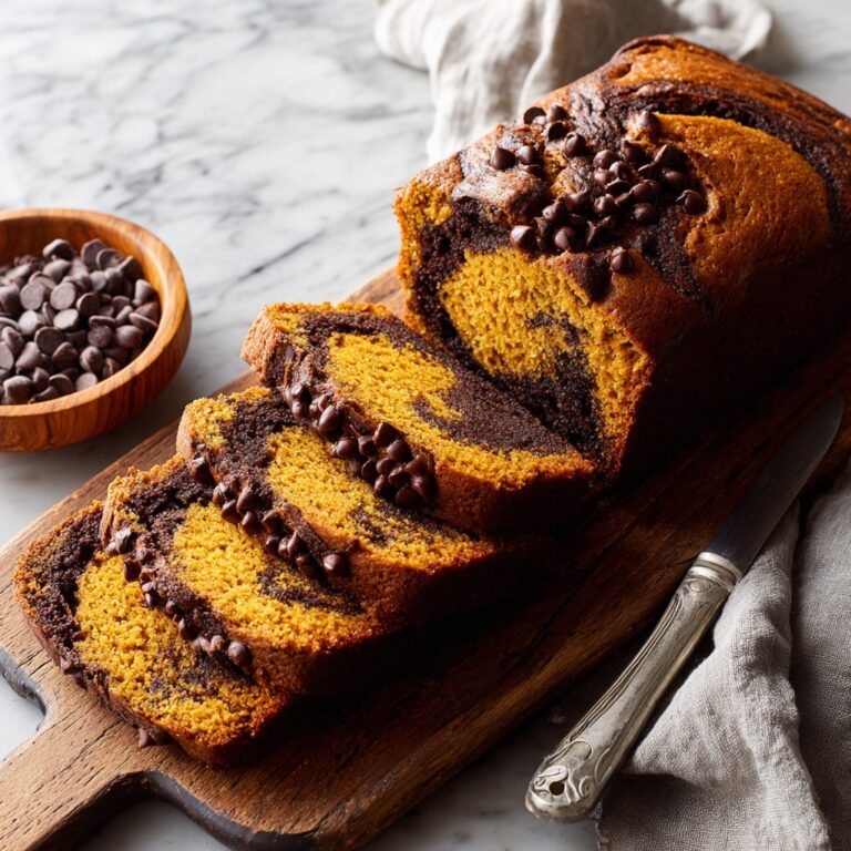 Easy Cake Mix Pumpkin Bread with Chocolate Chips Recipe