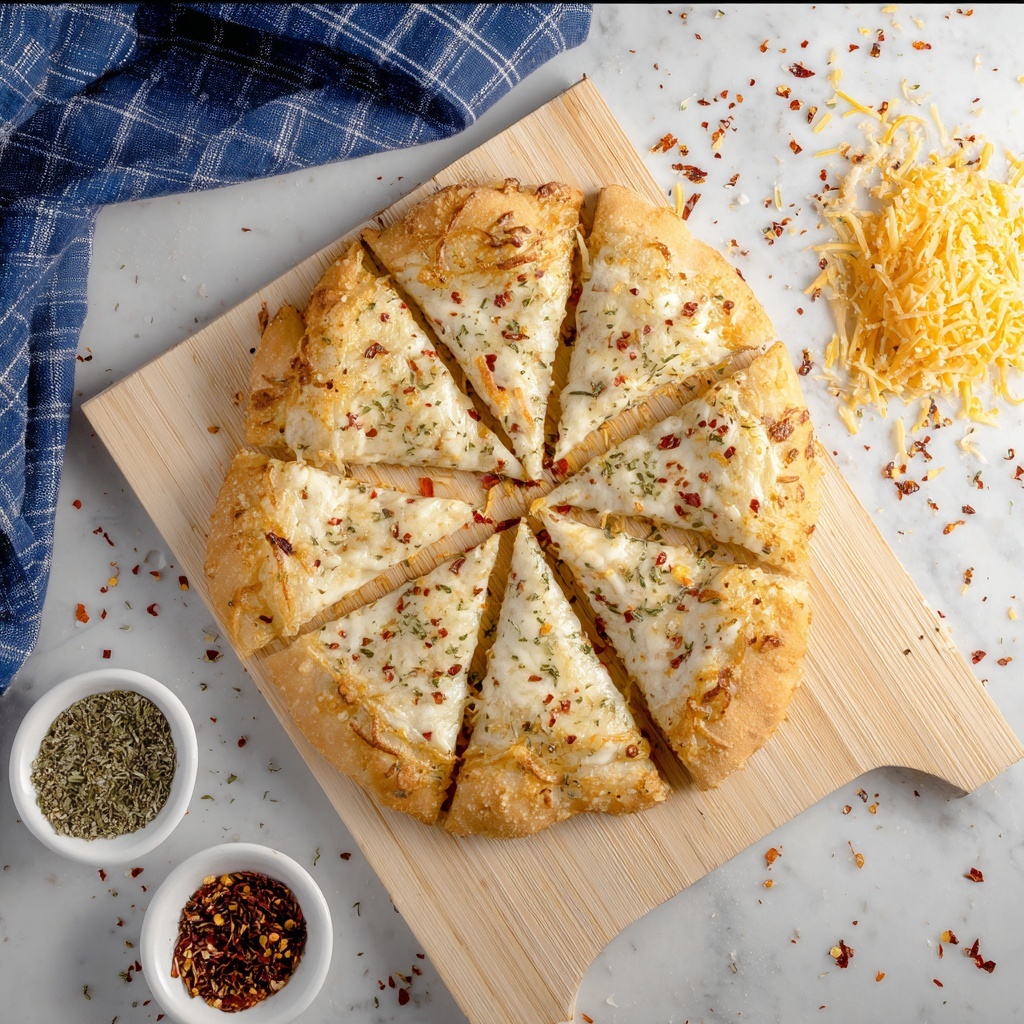 White Garlic Ricotta Mozzarella Pizza Recipe - Recipe Image