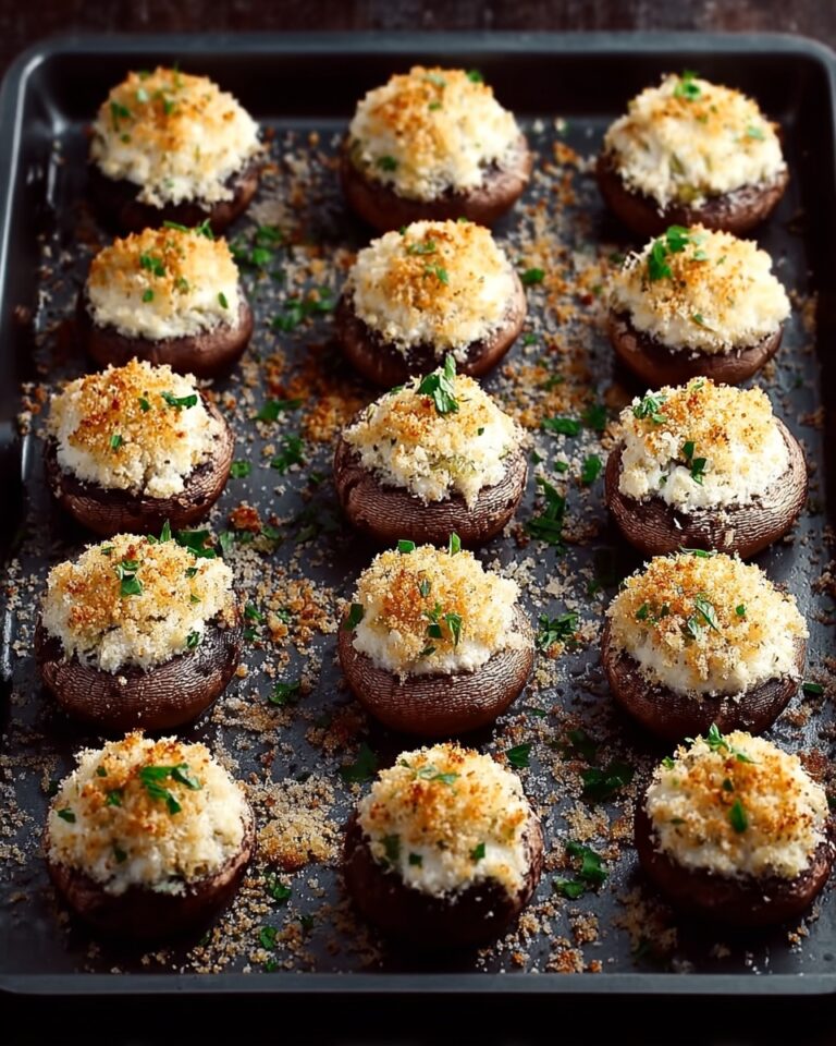 Stuffed Mushrooms with Parmesan and Garlic Recipe