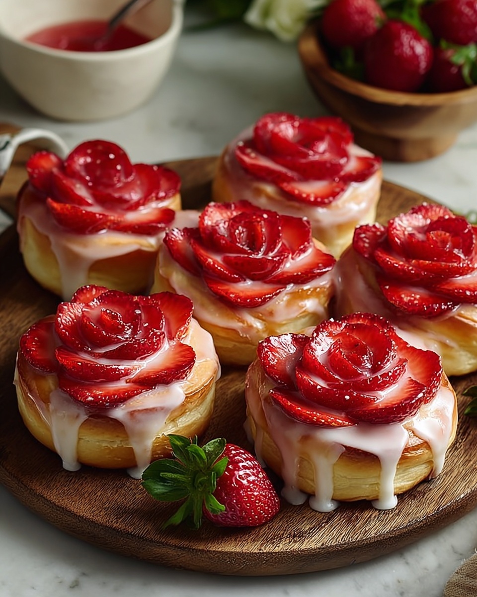 Strawberry Cheesecake Sweet Rolls: A Deliciously Easy Recipe to Indulge Your Sweet Tooth Recipe - Recipe Image