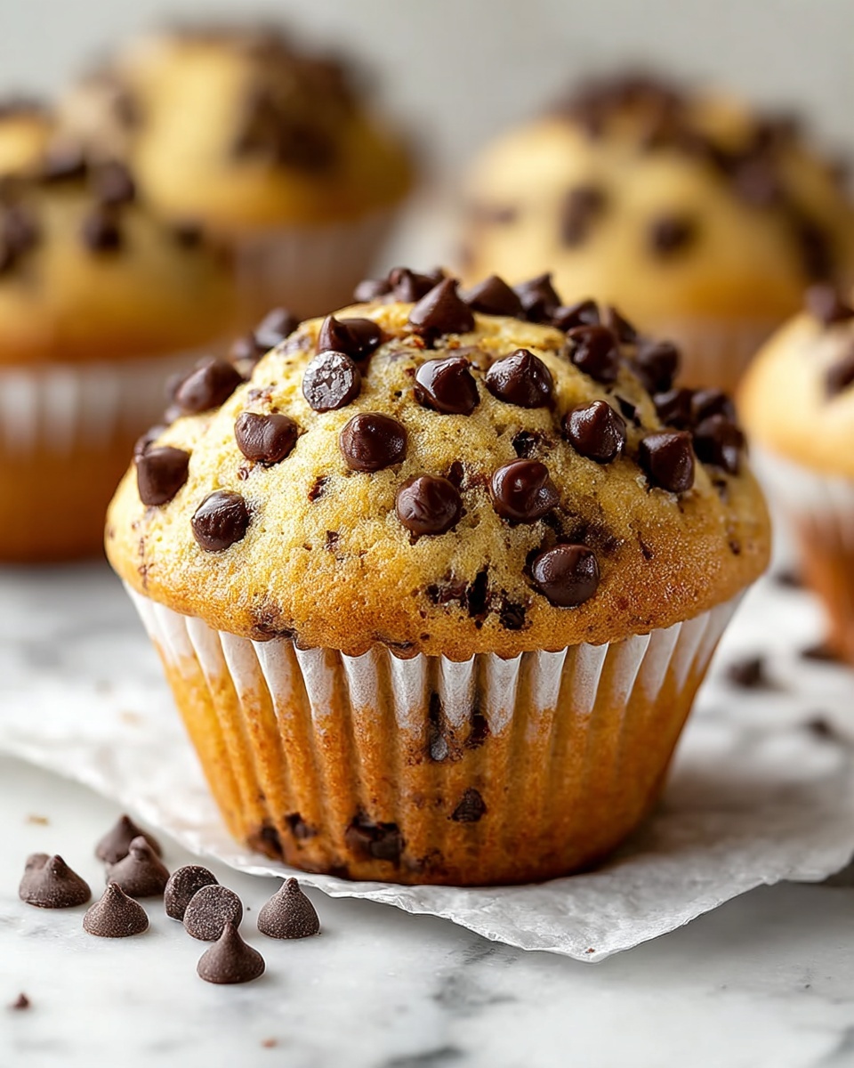 Delicious Homemade Chocolate Chip Muffins Recipe - Recipe Image