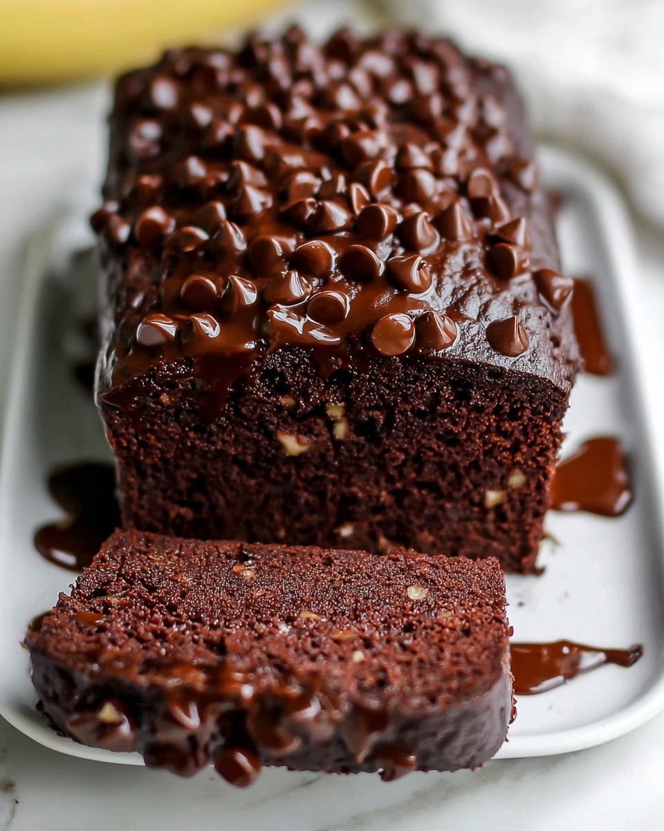 Delicious Homemade Chocolate Banana Bread Recipe - Recipe Image