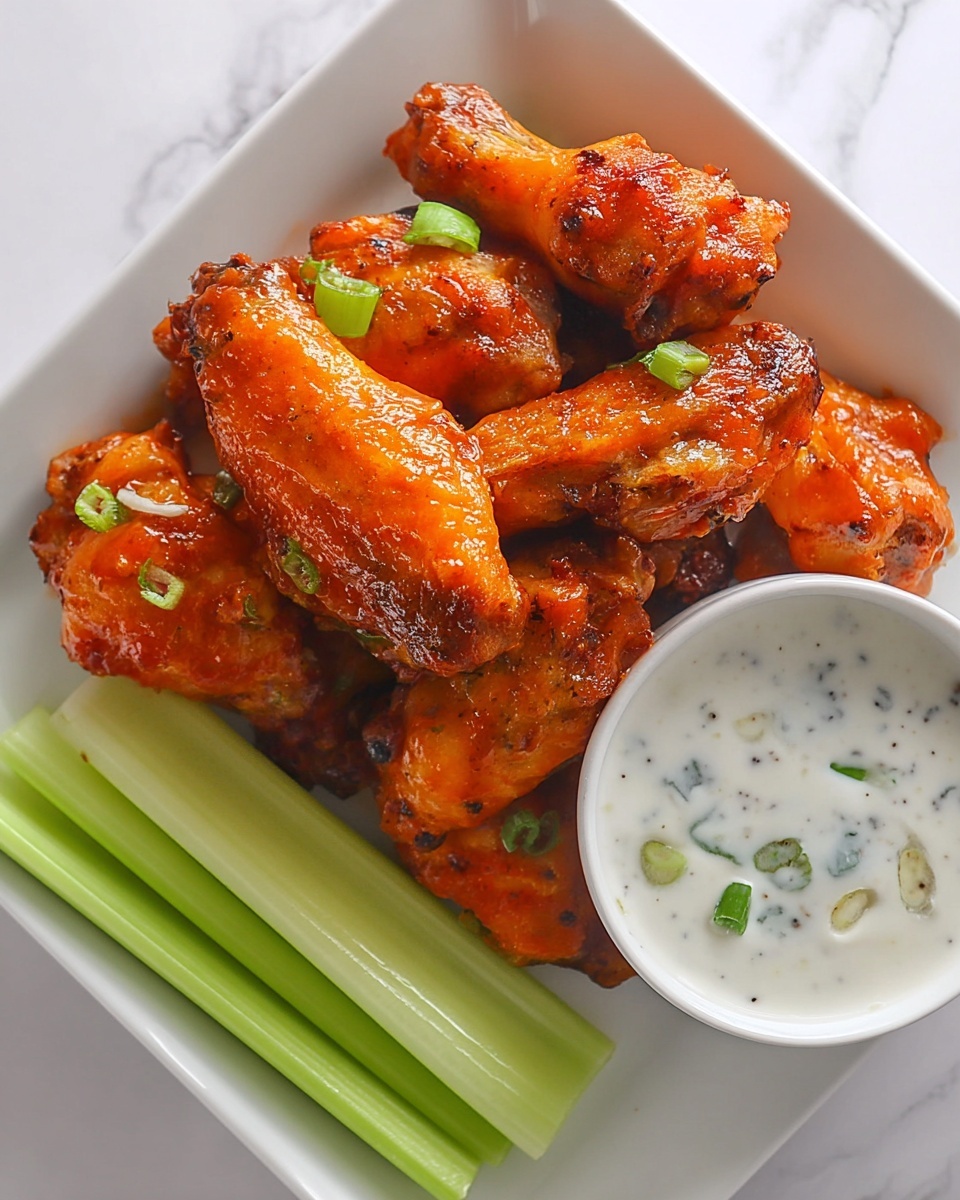 Crispy Homemade Buffalo Wings Recipe - Recipe Image