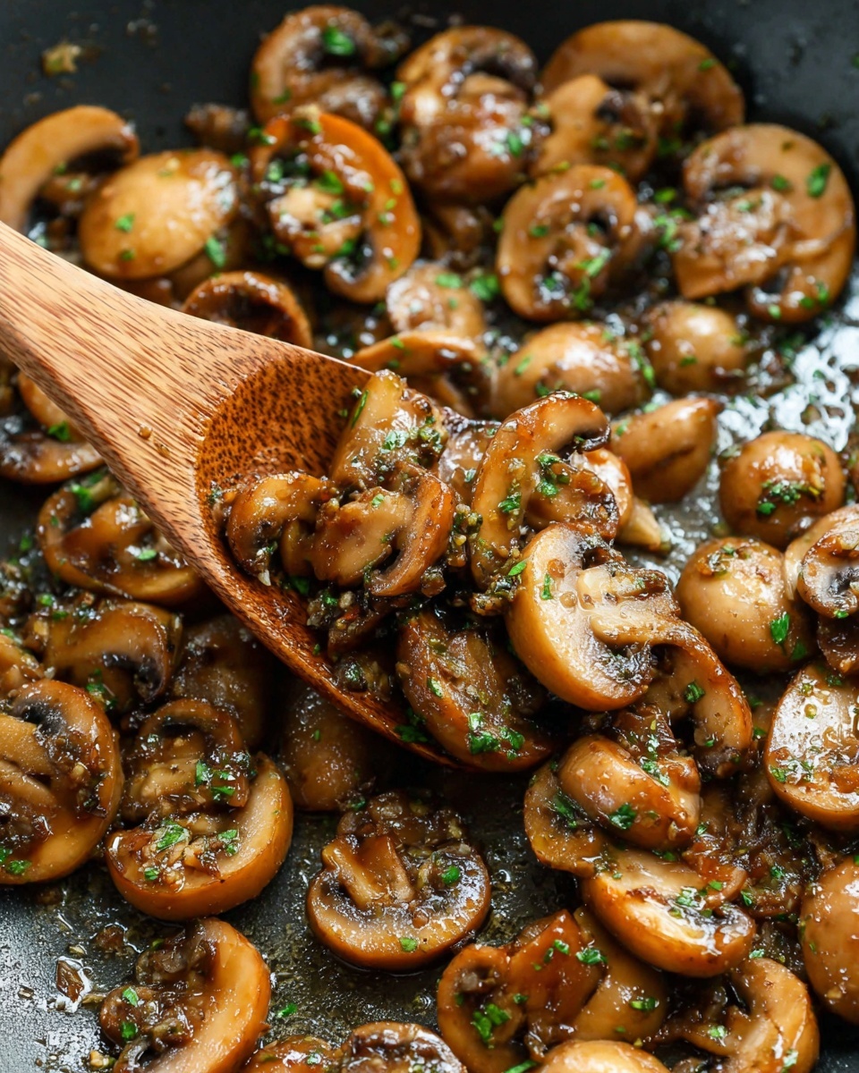 Easy Garlic Sautéed Mushrooms Recipe - Recipe Image