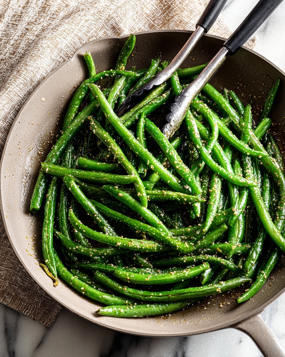 Sautéed Green Beans with Butter, Garlic, and Onion Powder Recipe - Recipe Image