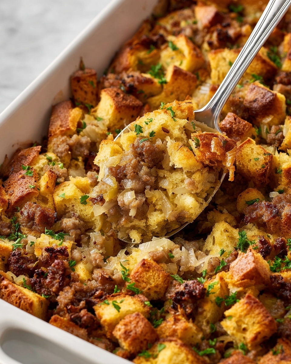 Sausage Herb Stuffing Recipe - Recipe Image
