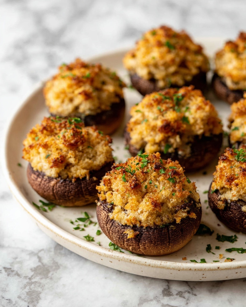 Sausage Stuffed Mushrooms Recipe - Recipe Image