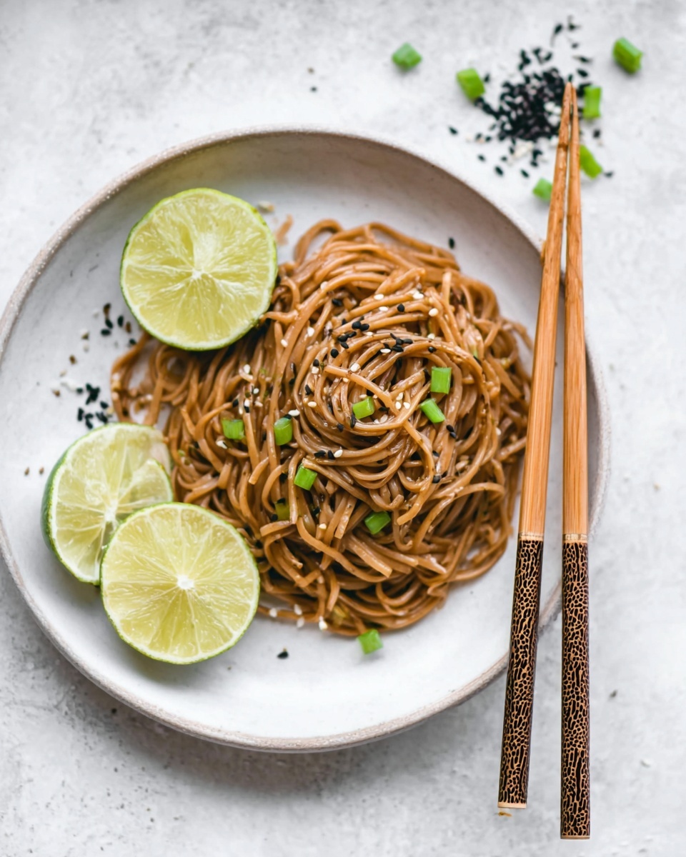 Chili Garlic Soba Noodles Recipe - Recipe Image