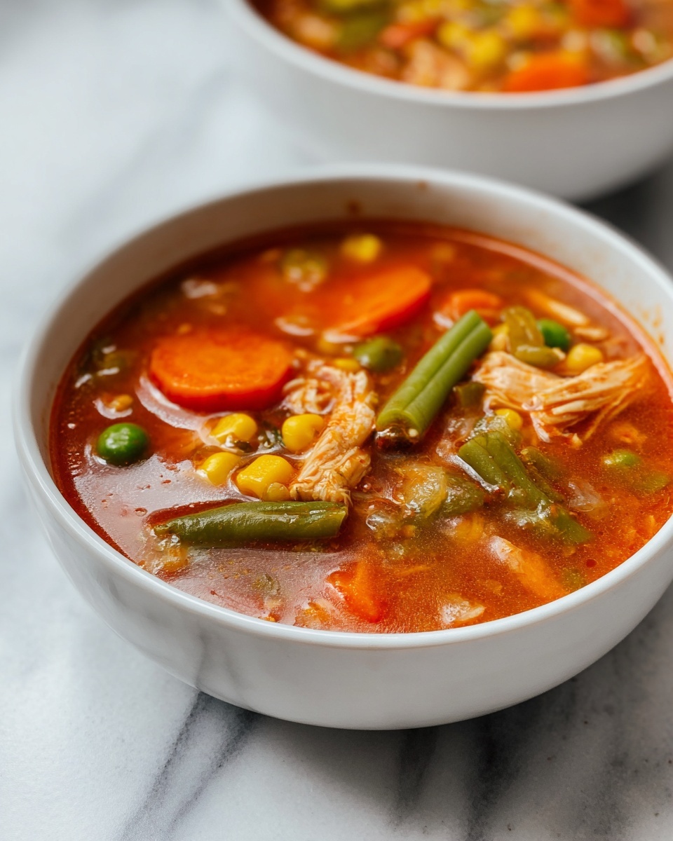Simple Chicken Vegetable Soup Recipe - Recipe Image