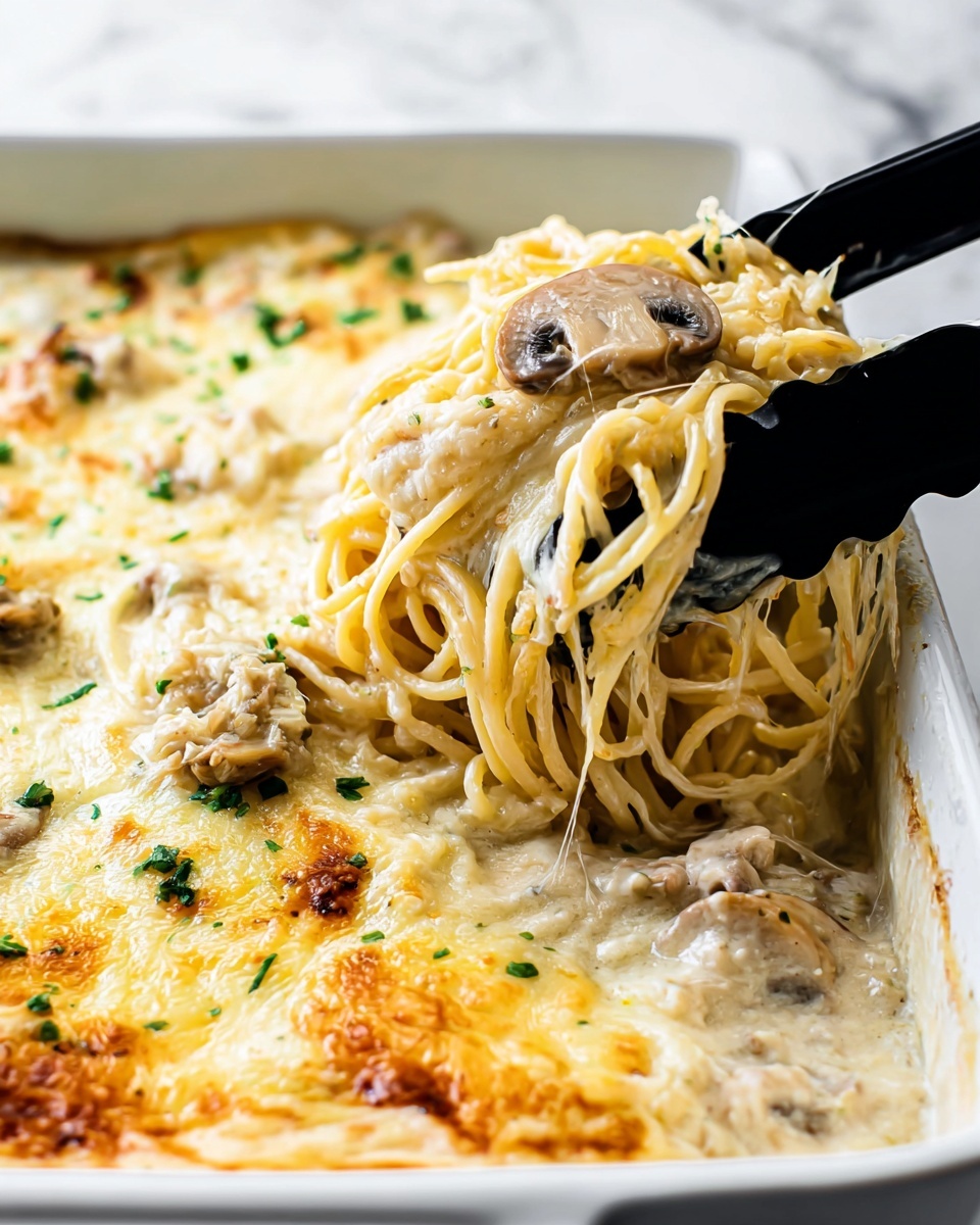 Three Cheese Chicken Tetrazzini Recipe - Recipe Image