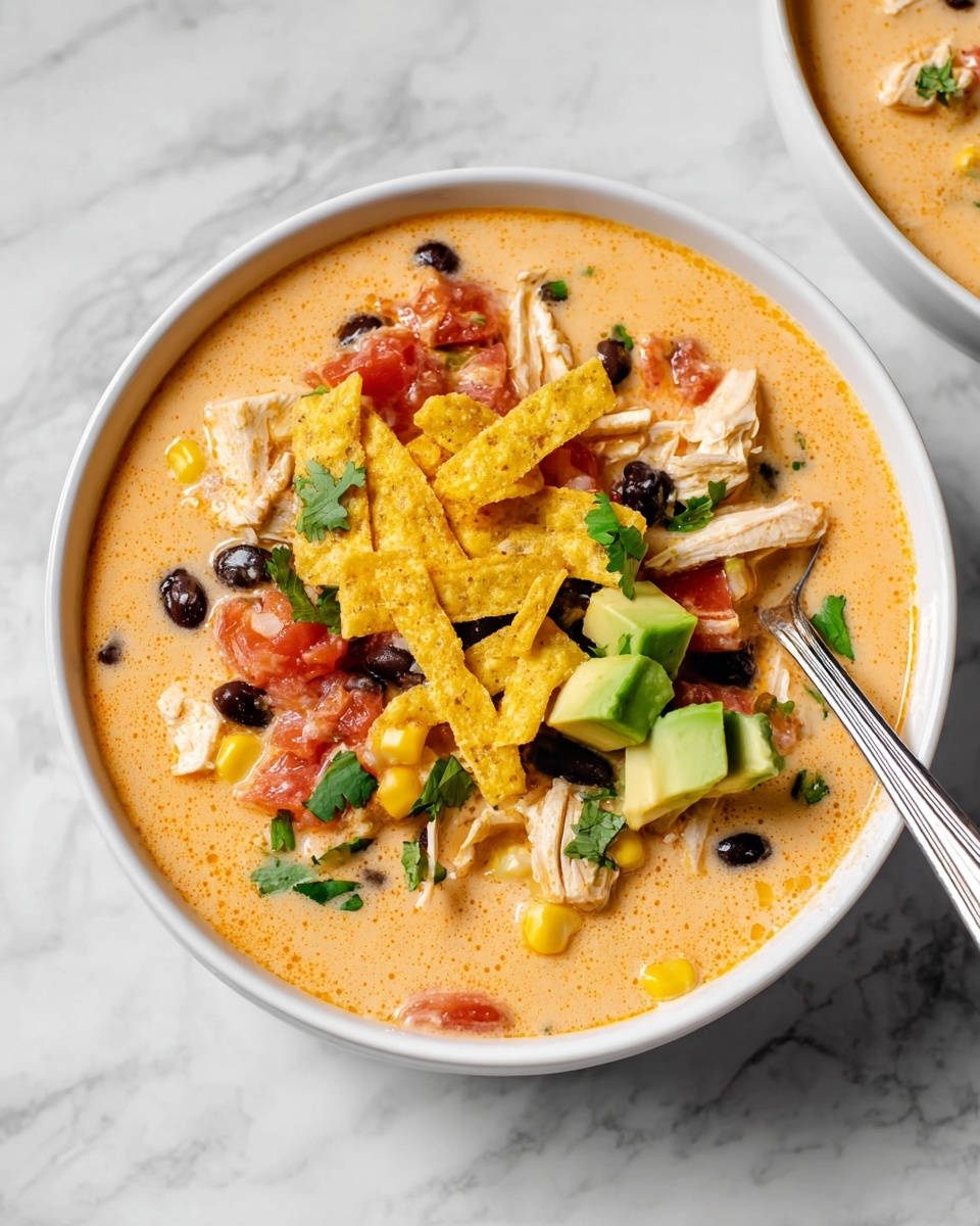 Creamy Chicken Taco Soup Recipe - Recipe Image