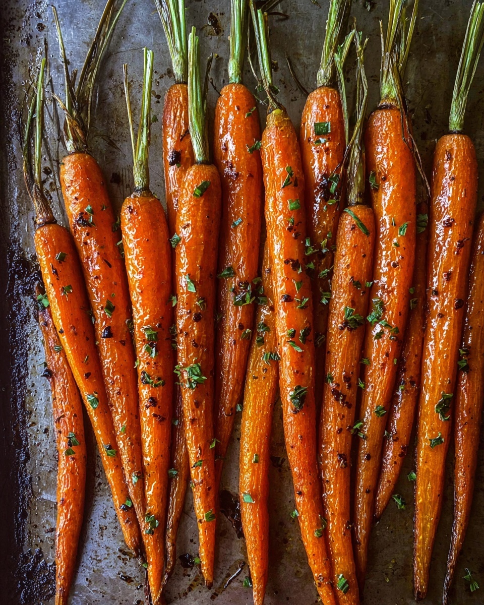 Roasted Carrots with Garlic and Parsley Recipe - Recipe Image