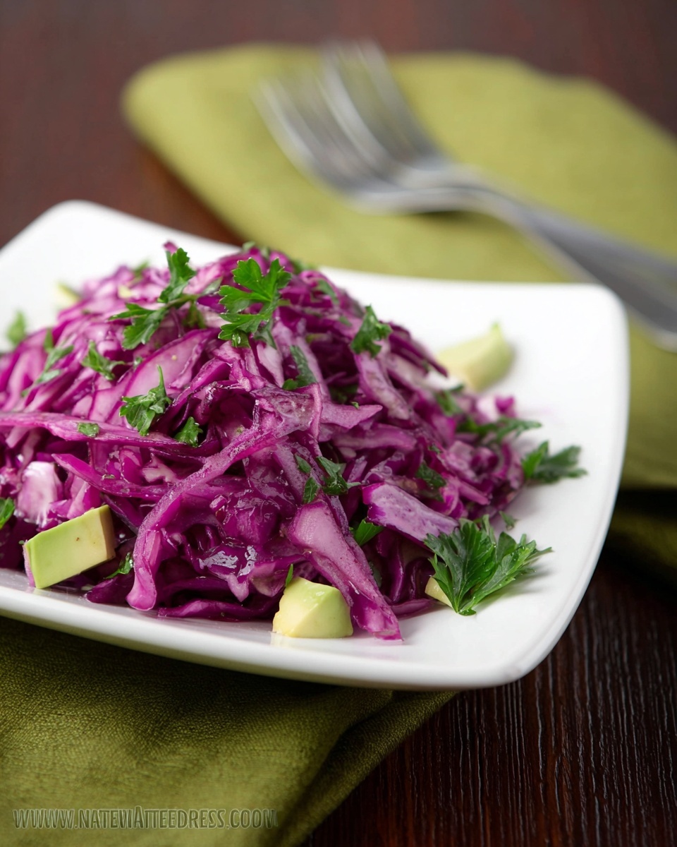 Red Cabbage and Avocado Salad Recipe - Recipe Image