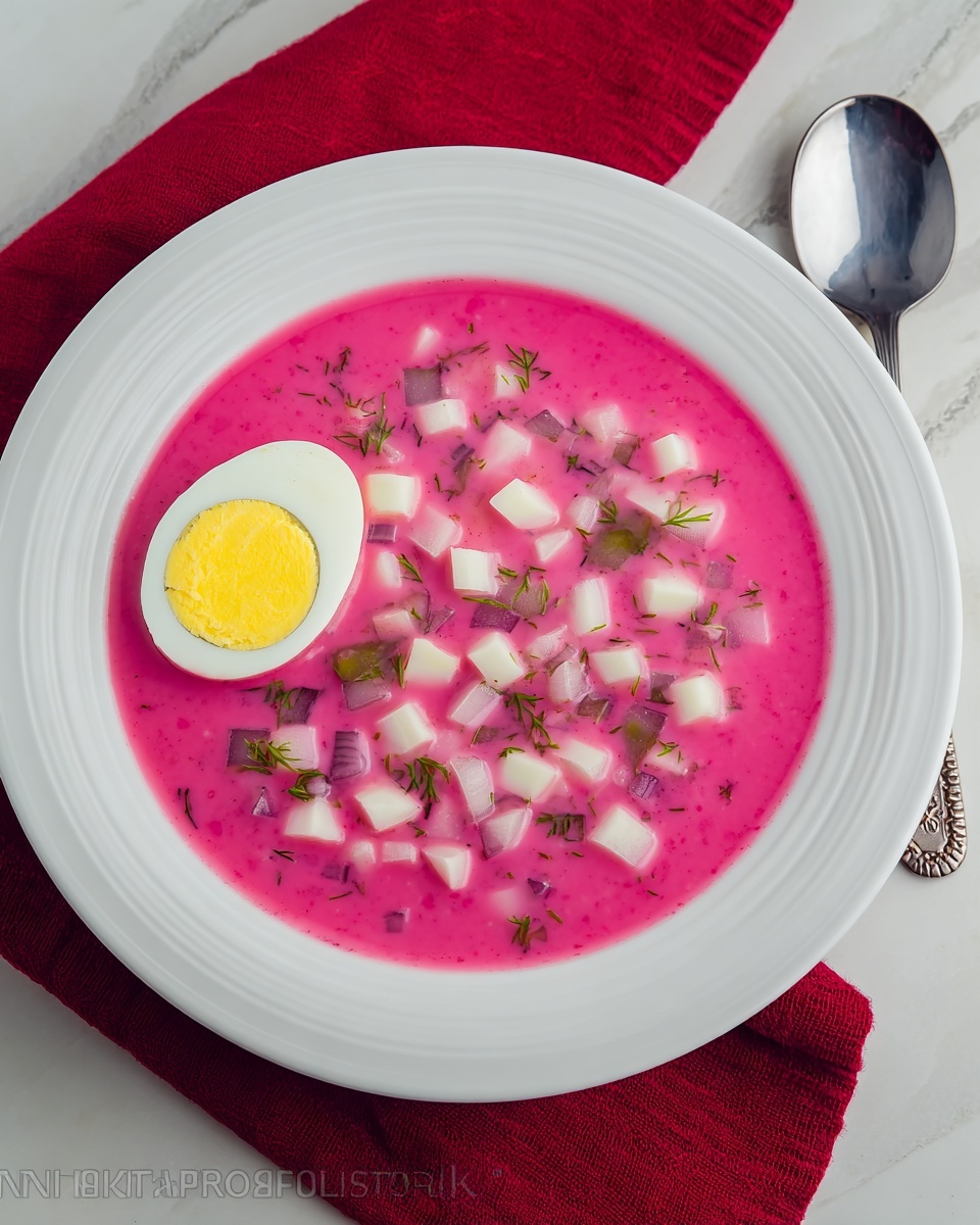 Holodnik - a Cold Summer Soup Recipe - Recipe Image