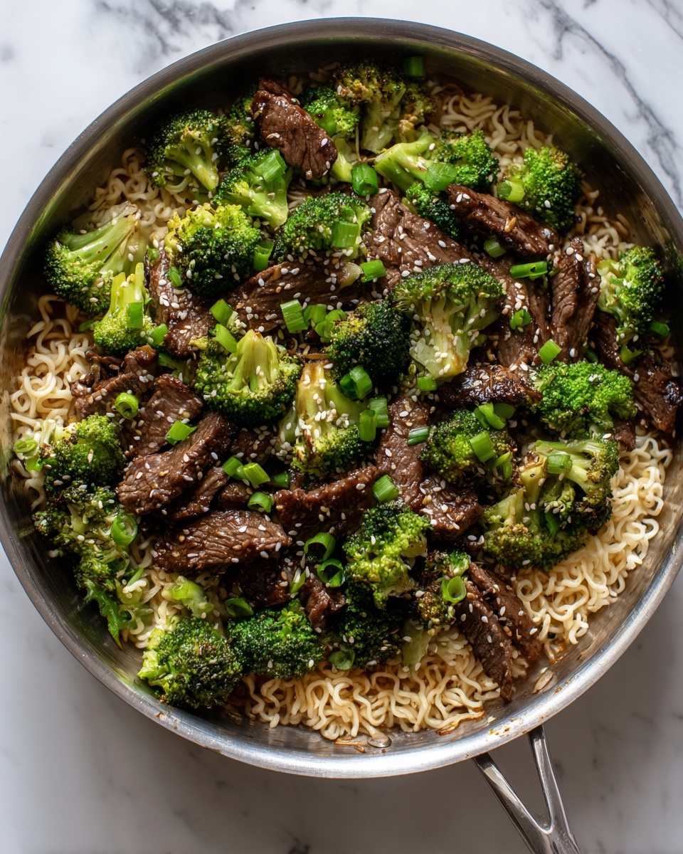 Beef and Broccoli Ramen Stir Fry Recipe - Recipe Image
