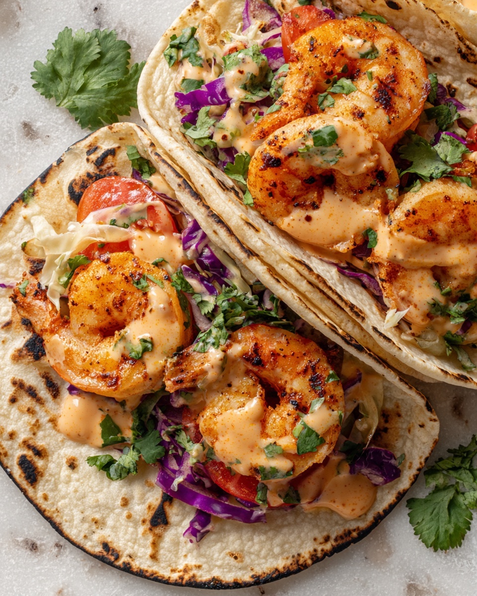 Bang Bang Shrimp Tacos (Dynamite Shrimp) Recipe - Recipe Image