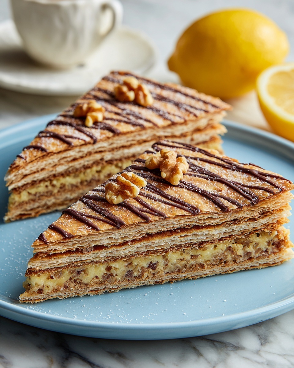Classic Walnut Baklava with Honey and Cinnamon Recipe - Recipe Image
