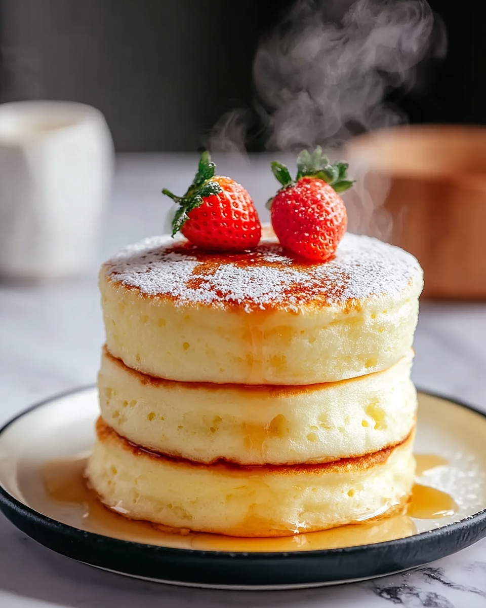 Jiggly Japanese Soufflé Pancakes Recipe - Recipe Image