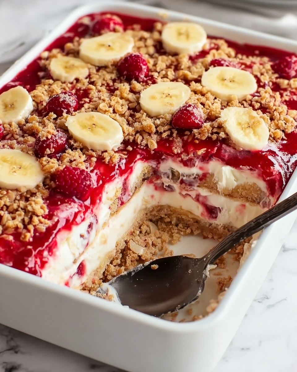 Banana Split Dump Cake Recipe - Recipe Image