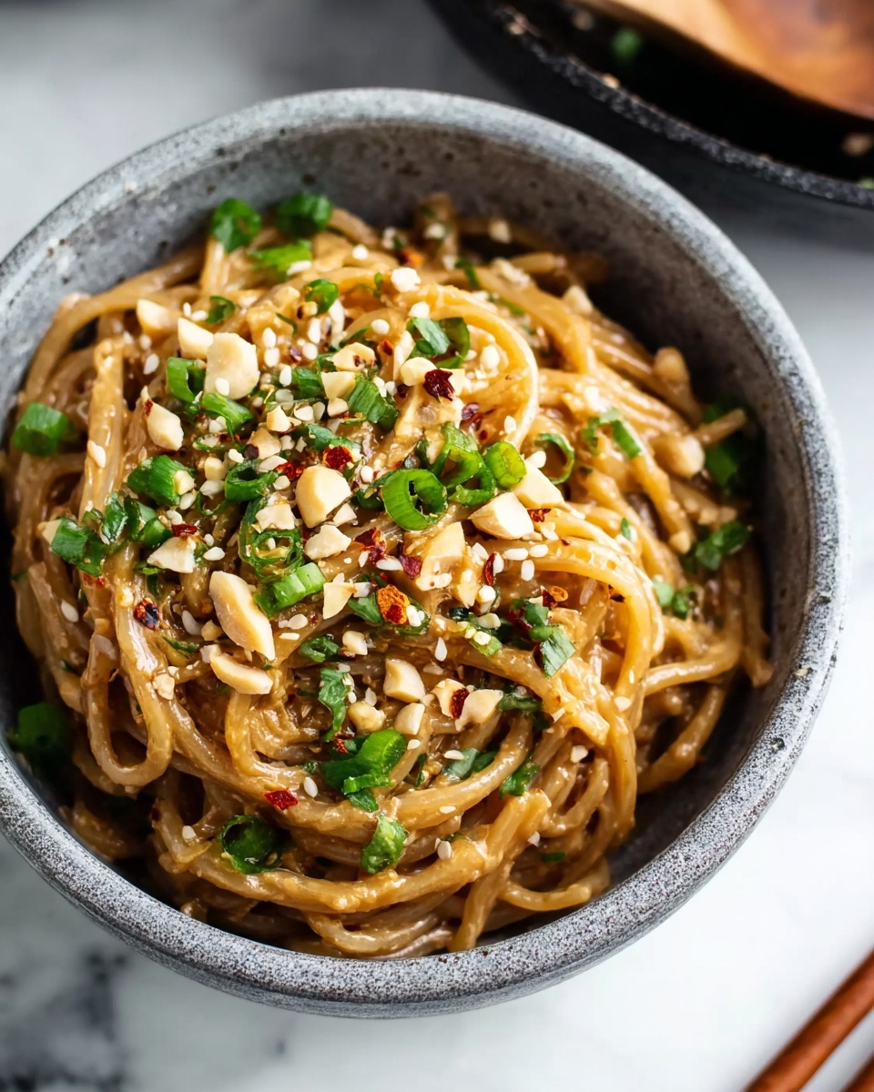 Spicy Peanut Butter Noodles Recipe - Recipe Image
