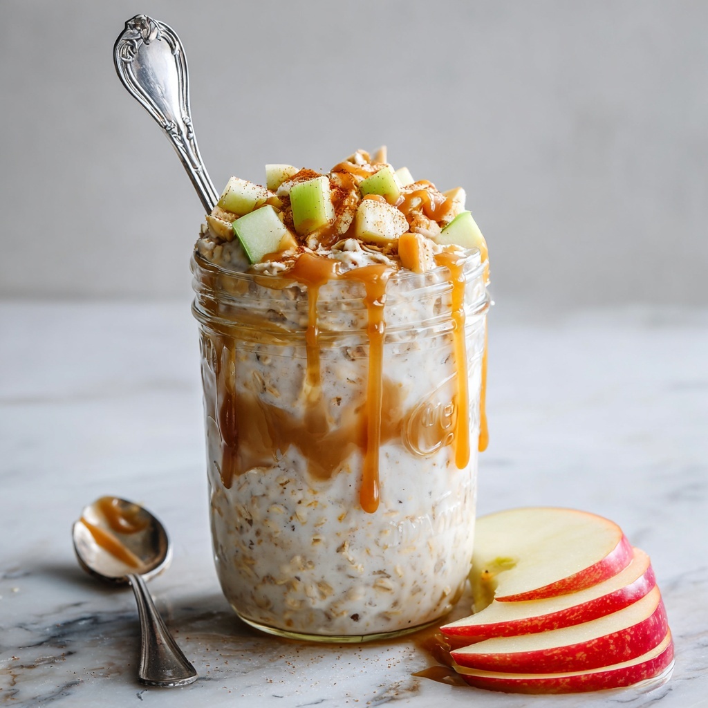 Caramel Apple Overnight Oats Recipe - Recipe Image