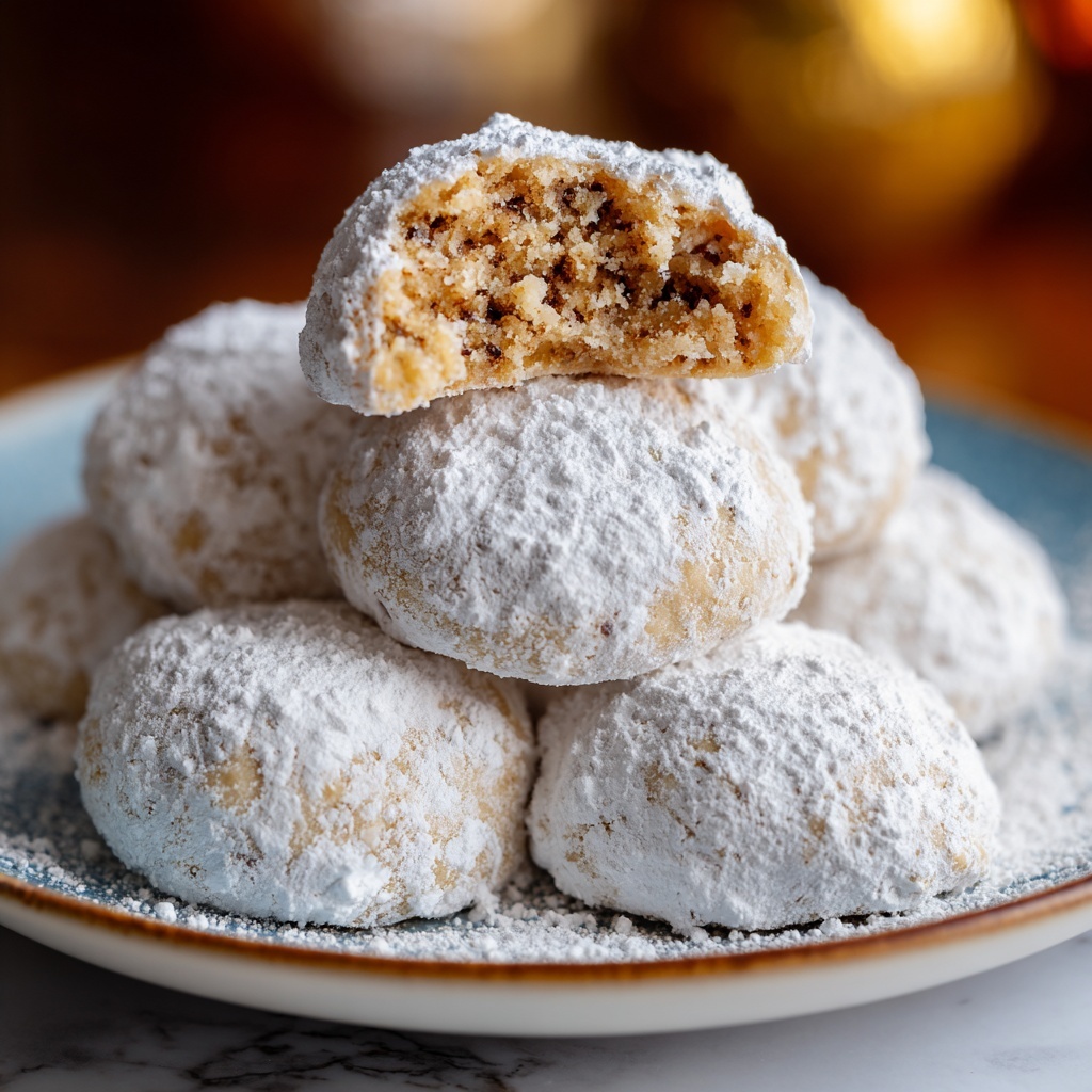 Easy Pumpkin Spice Snowball Cookies Recipe - Recipe Image