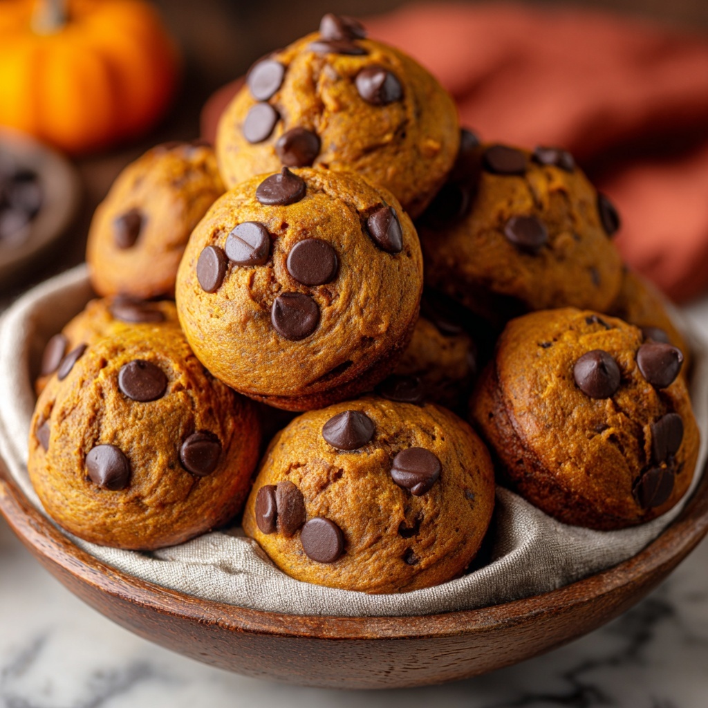 Soft Pumpkin Chocolate Chip Cookies (3-Ingredient Wonder) Recipe - Recipe Image