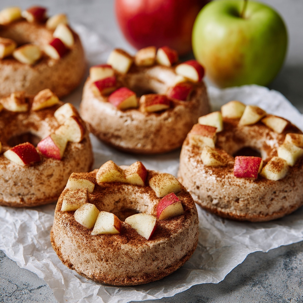 Apple Cinnamon Protein Bagels Recipe - Recipe Image