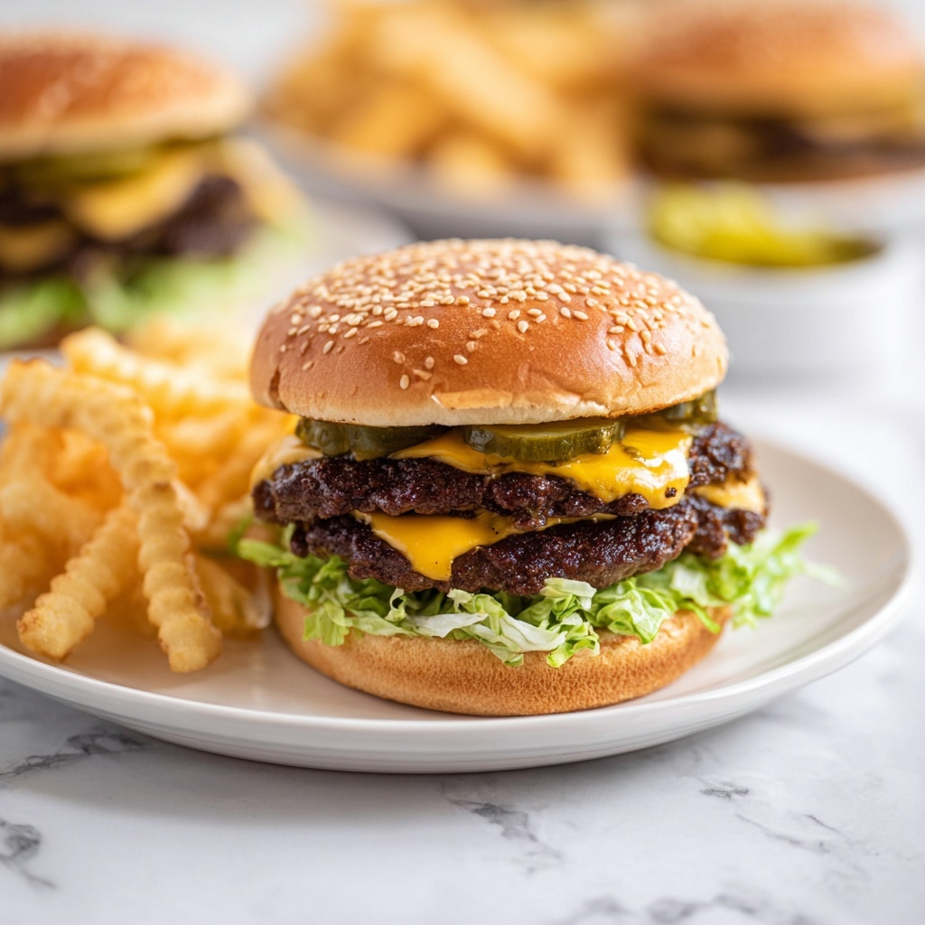 Blackstone Smash Burgers Recipe - Recipe Image