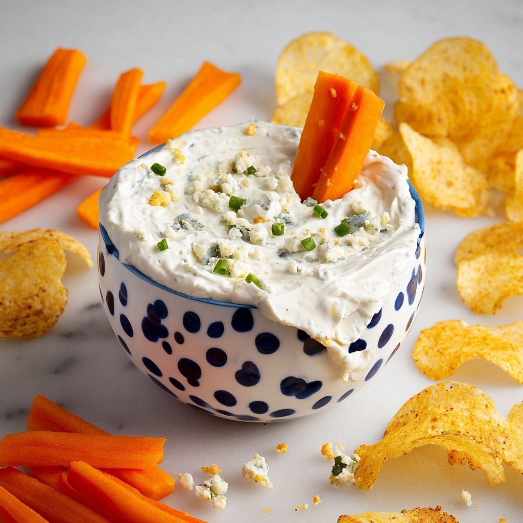 Blue Cheese Dip with Greek Yogurt Recipe - Recipe Image