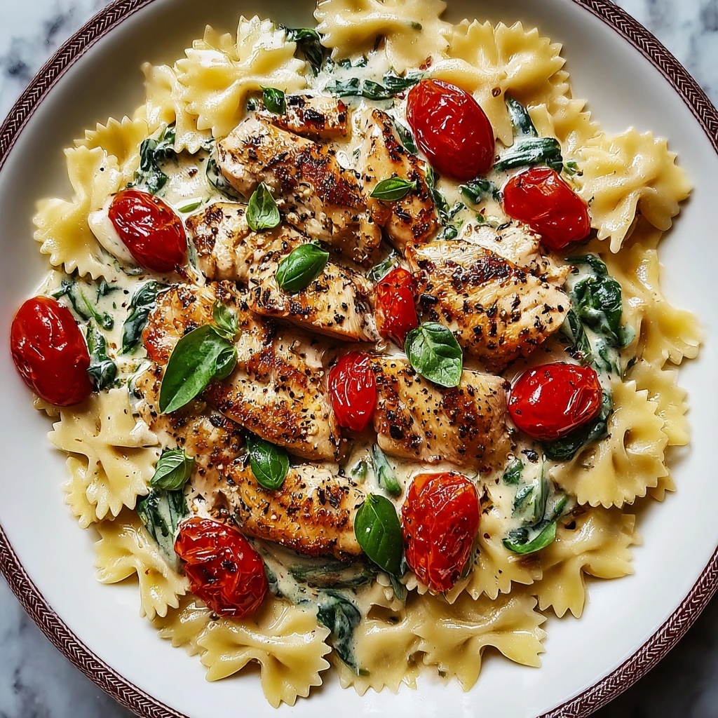Creamy Italian Herb Chicken Pasta Recipe - Recipe Image