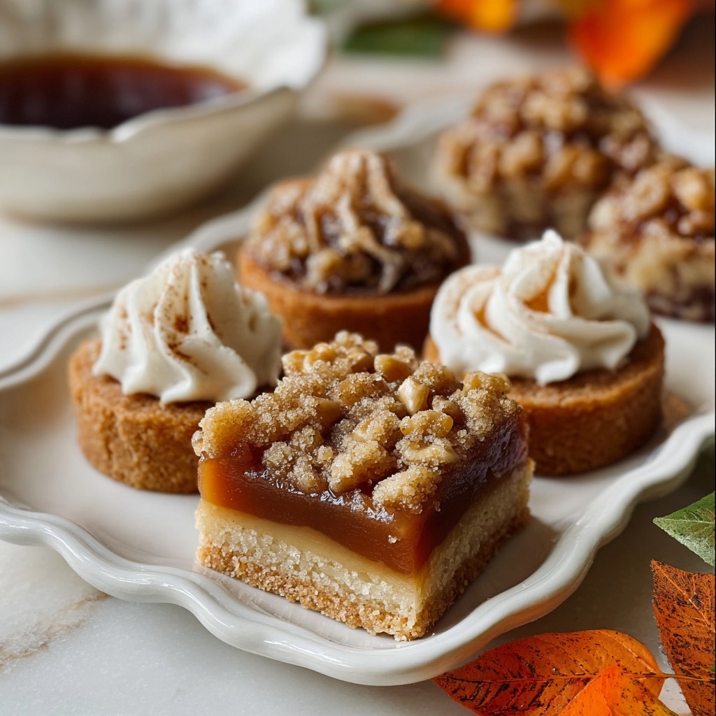 Thanksgiving Pumpkin Pie Shortbread Cookies Recipe - Recipe Image