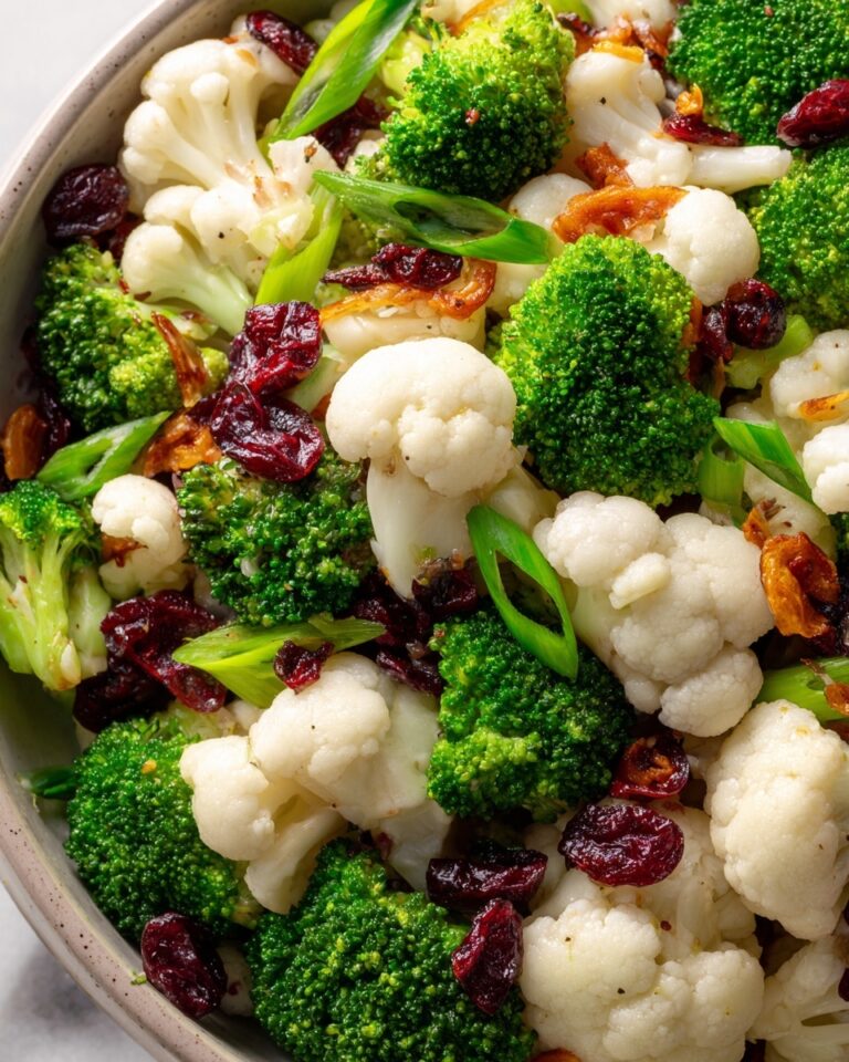 Cauliflower and Broccoli Salad with Honey Vinaigrette Recipe