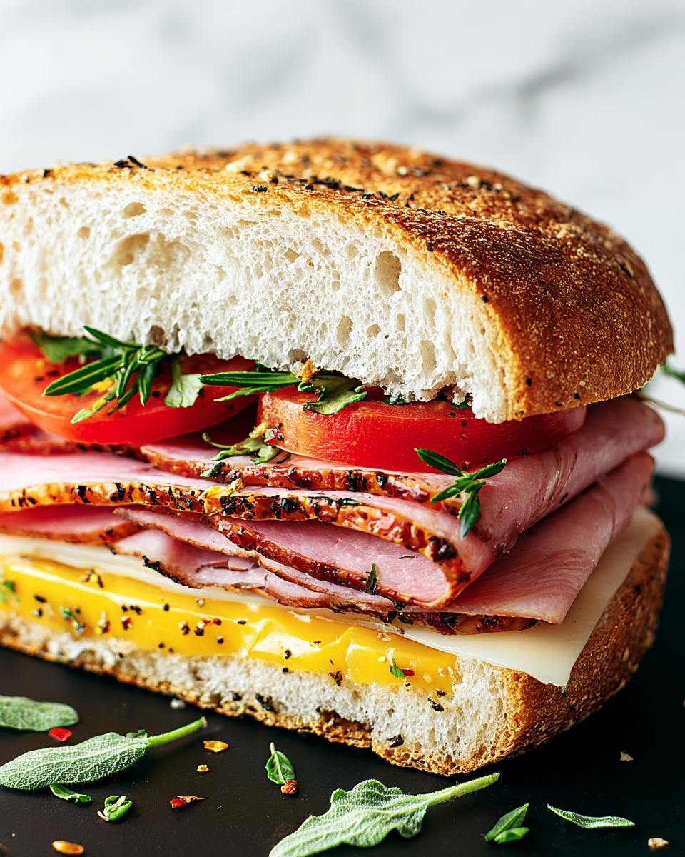 Simple Toasted Italian Sandwich Recipe - Recipe Image