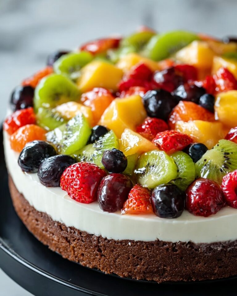 Brownie Fruit Pizza Recipe