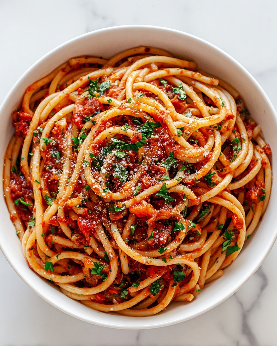 Bucatini all’ Amatriciana Recipe - Recipe Image