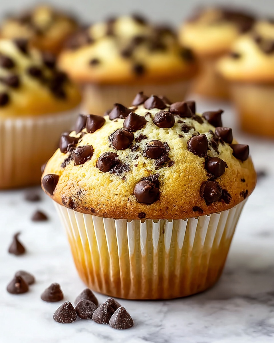 Delicious Homemade Chocolate Chip Muffins Recipe - Recipe Image