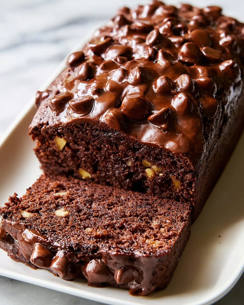 Delicious Homemade Chocolate Banana Bread Recipe - Recipe Image