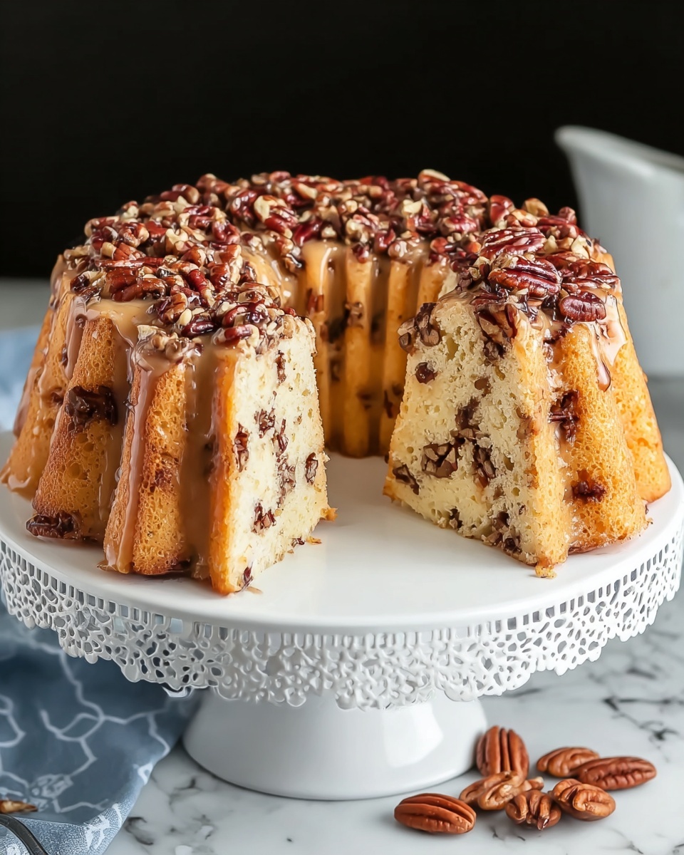 Butter Pecan Pound Cake Recipe - Recipe Image