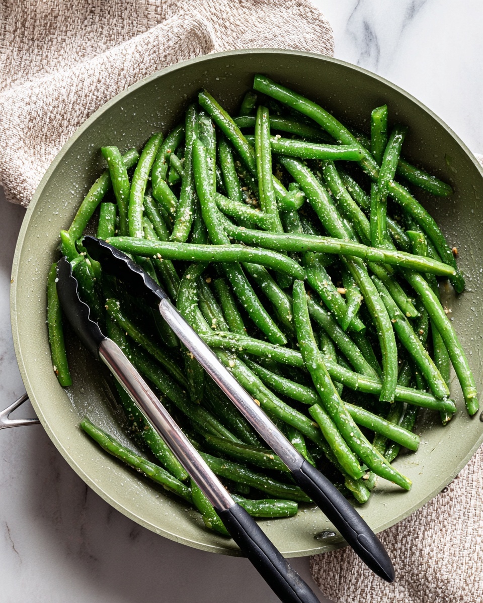 Sautéed Green Beans with Butter, Garlic, and Onion Powder Recipe - Recipe Image