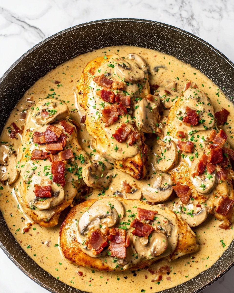 Pancetta and Mushroom Chicken Recipe - Recipe Image