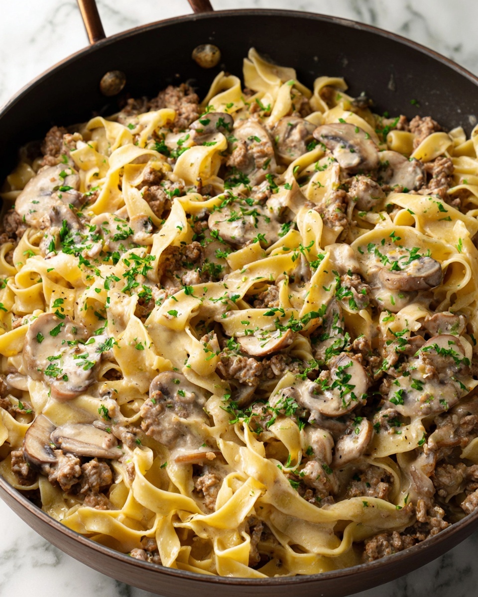 Ground Beef Stroganoff Recipe - Recipe Image