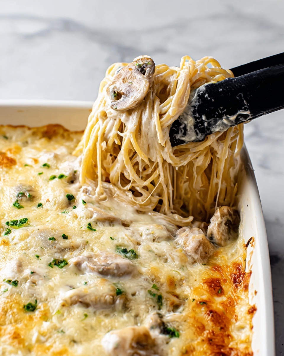 Three Cheese Chicken Tetrazzini Recipe - Recipe Image