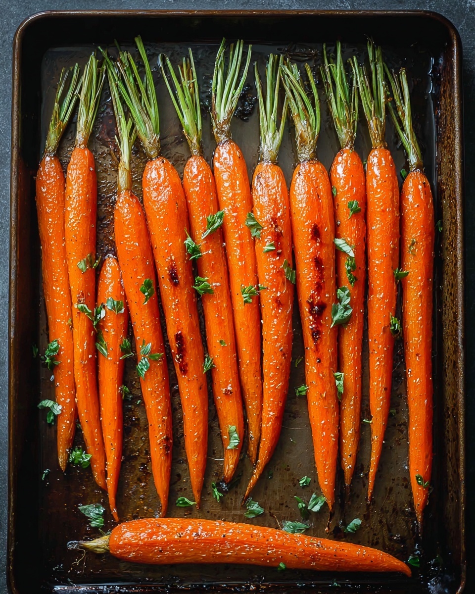 Roasted Carrots with Garlic and Parsley Recipe - Recipe Image