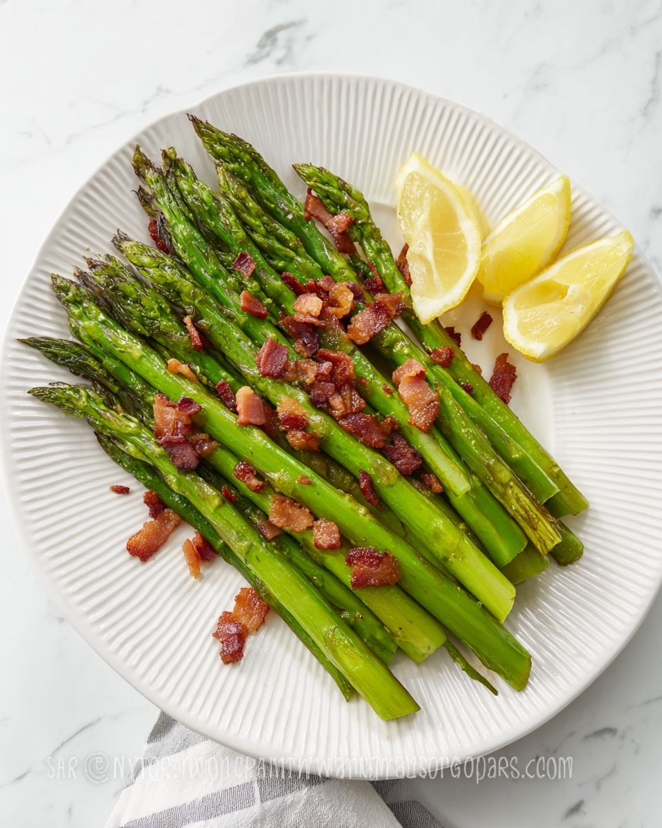 Bacon Roasted Asparagus Recipe - Recipe Image