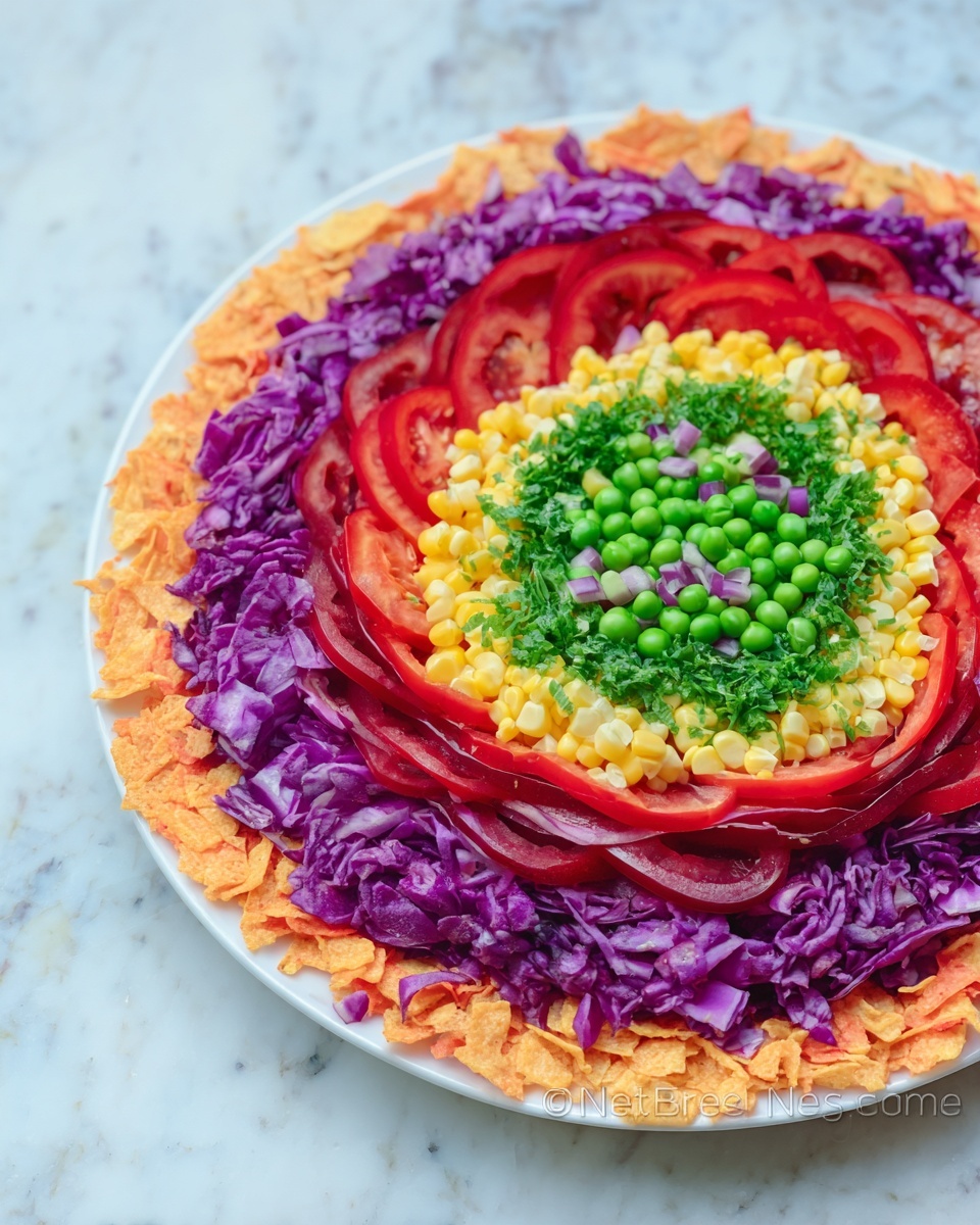 Red Cabbage Wreath Salad Recipe - Recipe Image