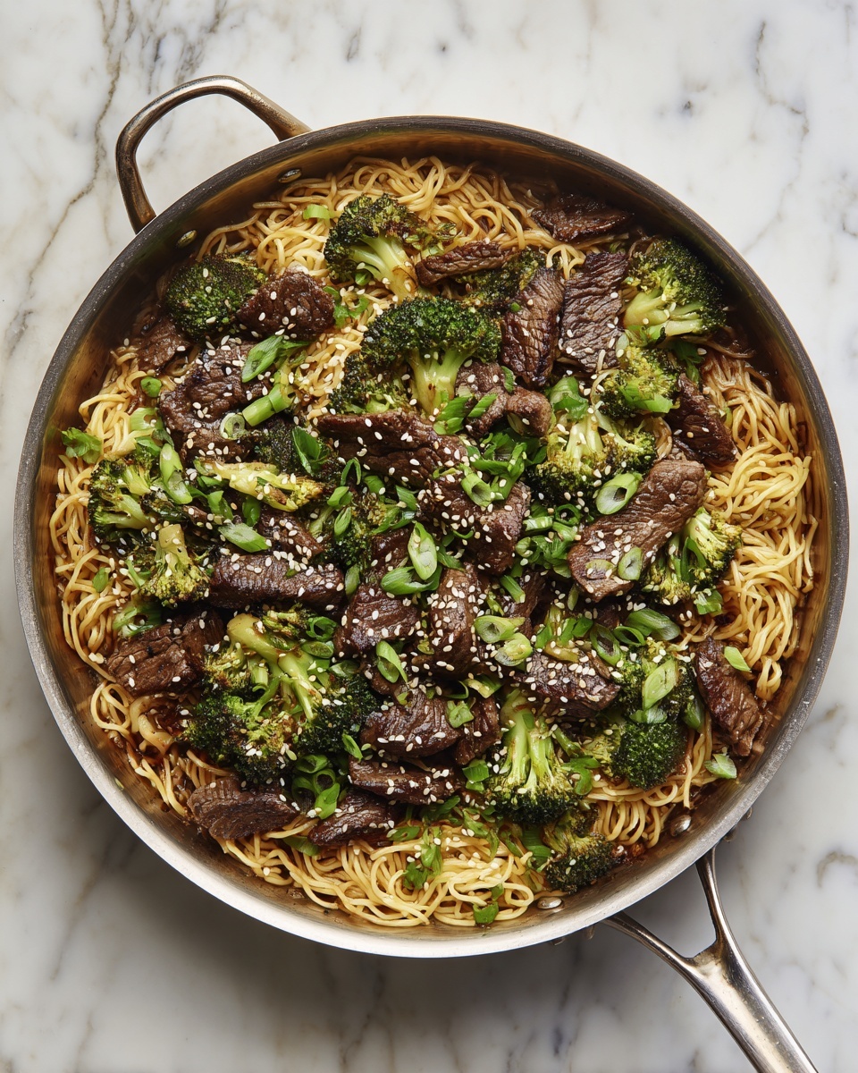 Beef and Broccoli Ramen Stir Fry Recipe - Recipe Image