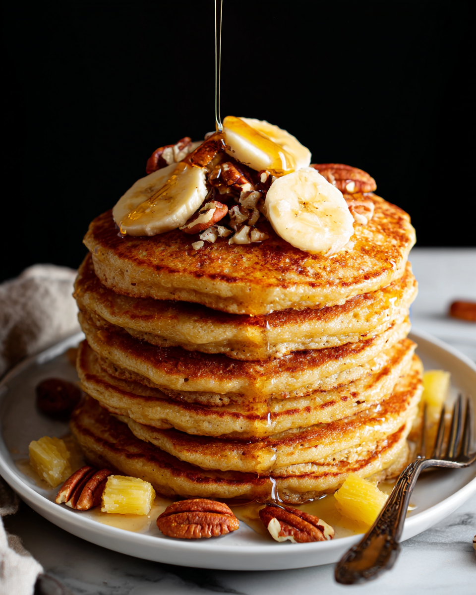 Easy Banana Pancakes Recipe - Recipe Image