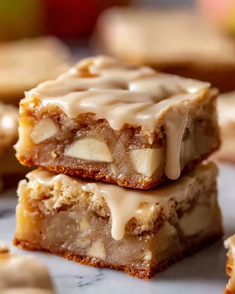 Maple Glazed Apple Blondies – A Perfect Fall Treat with Rich Flavor Recipe - Recipe Image
