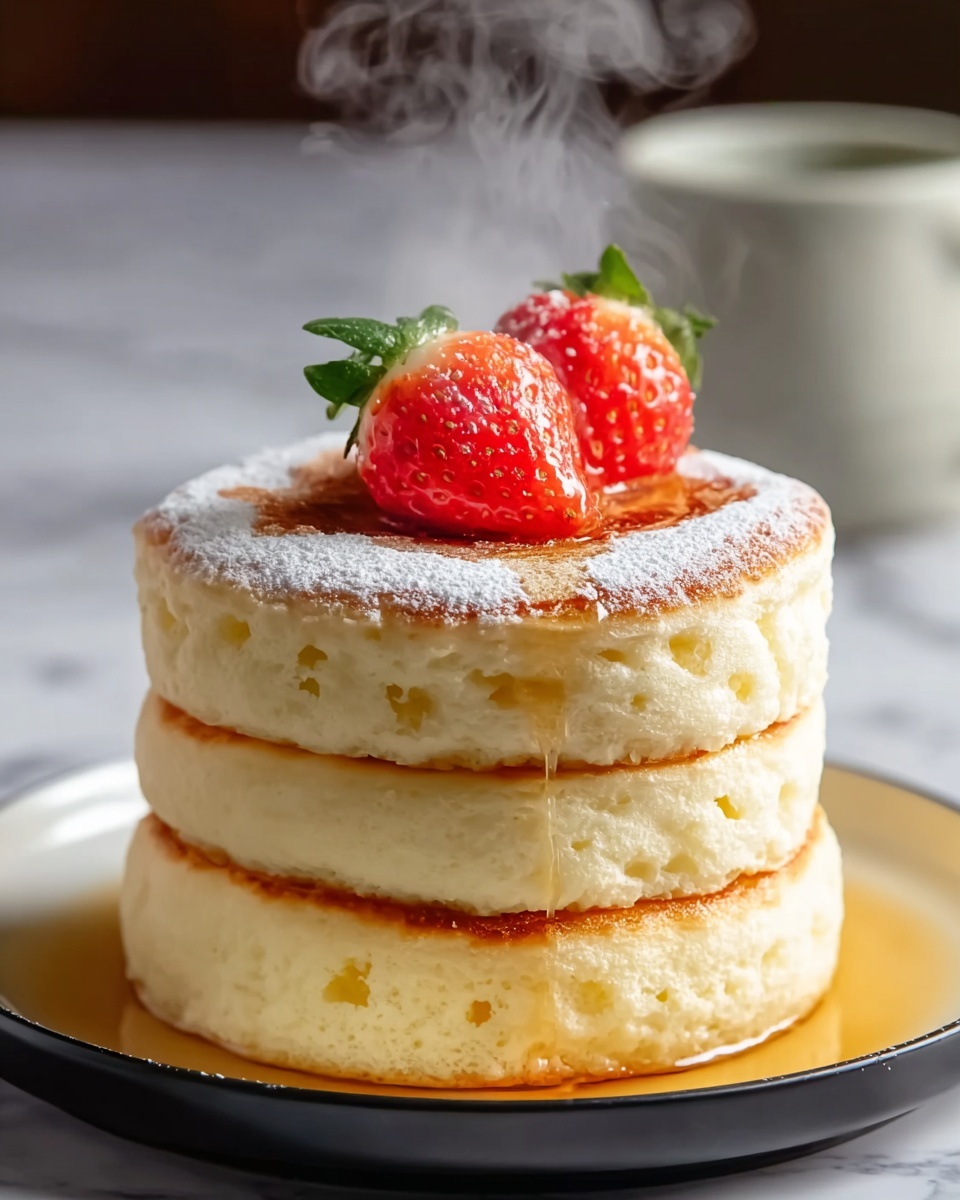 Jiggly Japanese Soufflé Pancakes Recipe - Recipe Image